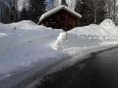 Alpenvereinshaus im Winter