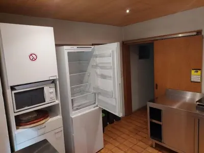 Küche/Küchenzeile in der Unterkunft Alpenvereinshaus