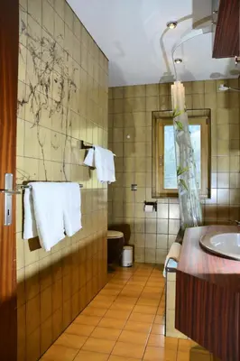 Ein Badezimmer in der Unterkunft Ferienwohnung Ziersch