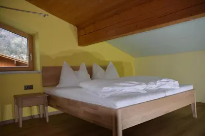 Ein Bett oder Betten in einem Zimmer der Unterkunft Ferienwohnung Ziersch