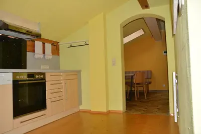 Küche/Küchenzeile in der Unterkunft Ferienwohnung Ziersch
