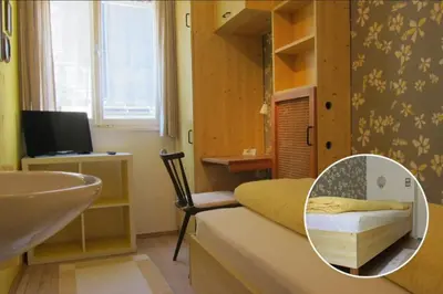 TV/Unterhaltungsangebot in der Unterkunft Pension Sonne Bed