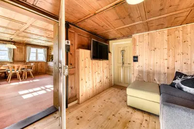 TV/Unterhaltungsangebot in der Unterkunft Chalet Zimbablick