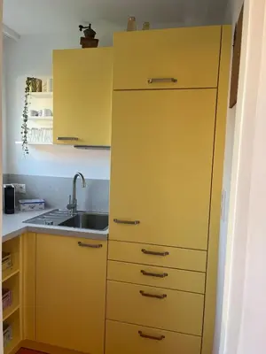 Küche/Küchenzeile in der Unterkunft City-Studio