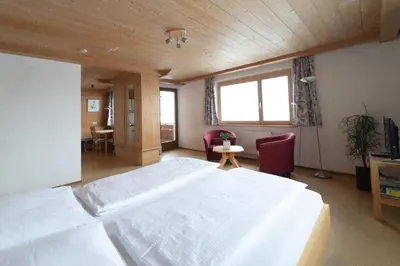 Ein Bett oder Betten in einem Zimmer der Unterkunft Ferienwohnung Petra Natter