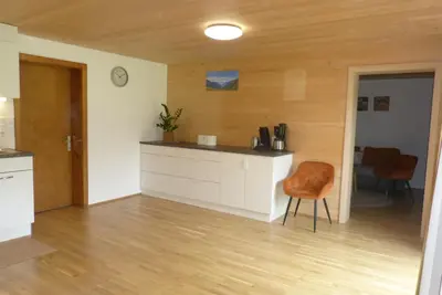 Küche/Küchenzeile in der Unterkunft GreberHof