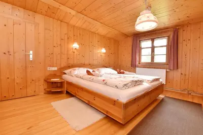 Ein Bett oder Betten in einem Zimmer der Unterkunft Hof Erath