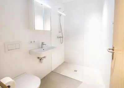 Ein Badezimmer in der Unterkunft Appartements Basecamp Warth