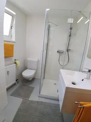 Ein Badezimmer in der Unterkunft Top12 Apartmenthaus Sonnenschein
