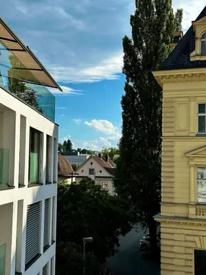 Das Gebäude in dem sich die Ferienwohnung befindet