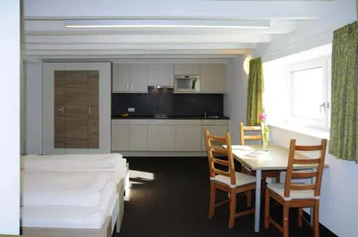 Küche/Küchenzeile in der Unterkunft Haus Gaues