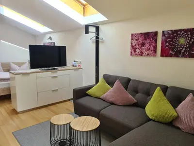 TV/Unterhaltungsangebot in der Unterkunft Ferienwohnung Greber Gertraud