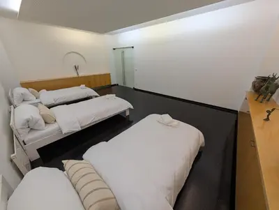 Ein Bett oder Betten in einem Zimmer der Unterkunft Bed'n Go - 24h Self-Check-in - Kontaktlos & Privat