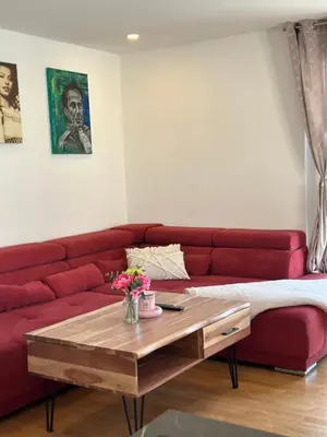 Ein Sitzbereich in der Unterkunft Charmante Wohnung in der Bregenzer Innenstadt