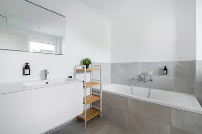 Ein Badezimmer in der Unterkunft homy City Diamant - Penthouse in Feldkirch, Grenznähe und doch Zentral