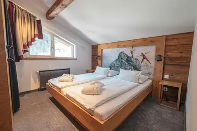 Ein Bett oder Betten in einem Zimmer der Unterkunft Apartment in Brand bei Bludenz - Montafon 51805