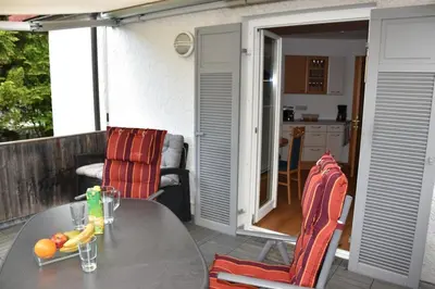 Ein Sitzbereich in der Unterkunft ARI's Domizil nähe Bodensee & Bregenz-City