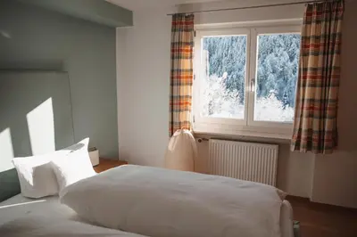 Ein Bett oder Betten in einem Zimmer der Unterkunft Am Sonnenhang