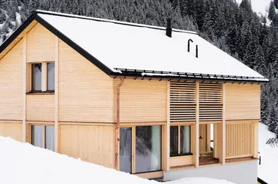 walserchalets Faschina im Winter