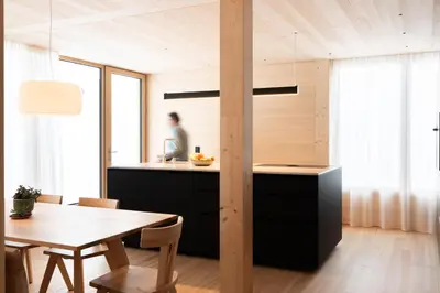 Grundriss der Unterkunft walserchalets Faschina