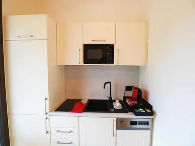 Küche/Küchenzeile in der Unterkunft Dog-friendly holiday apartment in Bregenzerwald