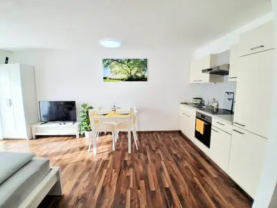 Küche/Küchenzeile in der Unterkunft Top 5 Apartmenthaus Sonnenschein