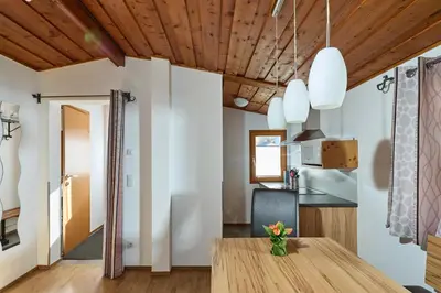 Küche/Küchenzeile in der Unterkunft Tiny Homes Schruns