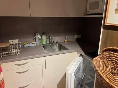 Küche/Küchenzeile in der Unterkunft Kleines Appartement in Brand