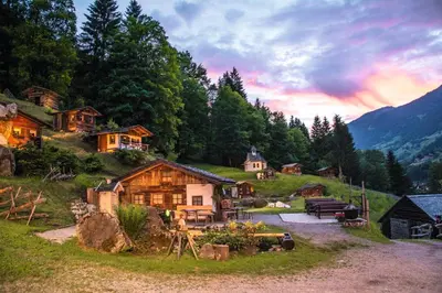 Naturlandschaft in der Nähe der Ferienwohnung