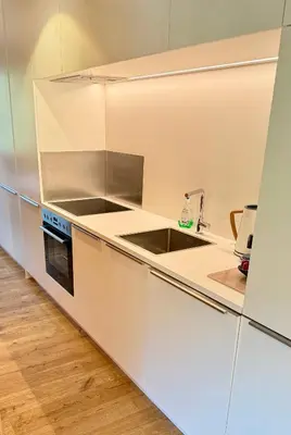 Küche/Küchenzeile in der Unterkunft Mellau Apartments