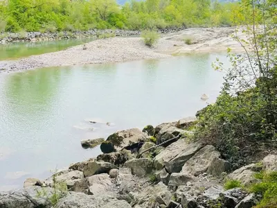 Naturlandschaft in der Nähe des Ferienhauses