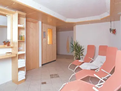 Ein Sitzbereich in der Unterkunft Apartment in Damüls near Ski Slopes