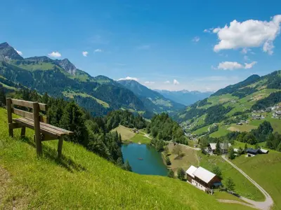 Naturlandschaft in der Nähe des Ferienhauses