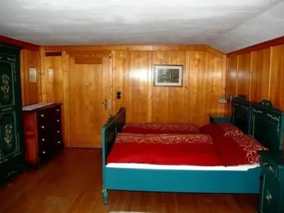 Ein Bett oder Betten in einem Zimmer der Unterkunft Holiday Home Dünser in Dünserberg by Interhome