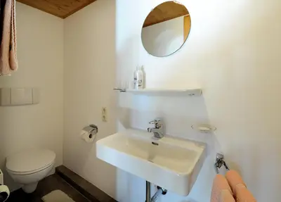 Ein Badezimmer in der Unterkunft Ferienwohnungen Moosbrugger