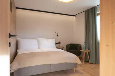 Ein Bett oder Betten in einem Zimmer der Unterkunft Chalet Emely
