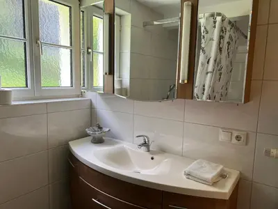 Ein Badezimmer in der Unterkunft Sunset View Apartment Bregenz Bodensee