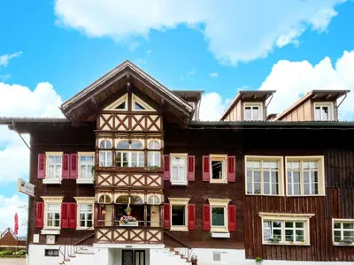 Das Gebäude in dem sich die Ferienwohnung befindet