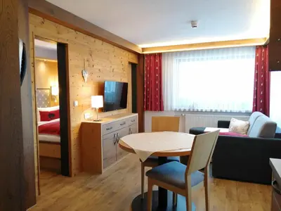 Ein Sitzbereich in der Unterkunft Hotel Kasimir
