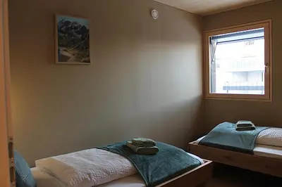 Ein Bett oder Betten in einem Zimmer der Unterkunft NEU Apartment JoKa am Jannersee