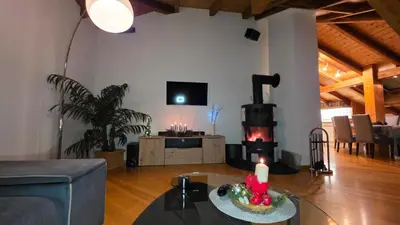 TV/Unterhaltungsangebot in der Unterkunft Apartment Alex Ski Parkplatz Winterurlaub
