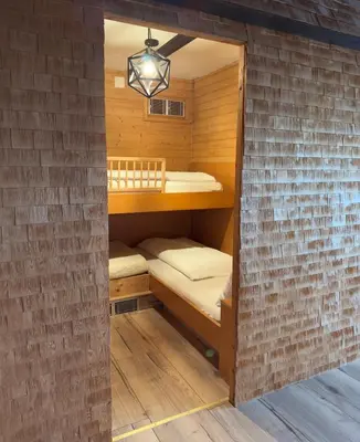 Ein Bett oder Betten in einem Zimmer der Unterkunft Ferienwohnung & Spa Renate