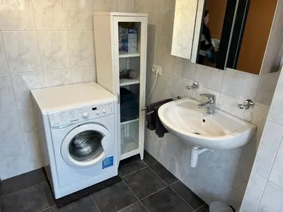 Ein Badezimmer in der Unterkunft Helle, gemütliche 2-Zimmerwohnung in Feldkirch