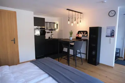 Küche/Küchenzeile in der Unterkunft Alpencabin Montafon