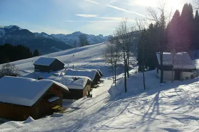 Ferienwohnungen im Blockhaus Metzler im Winter