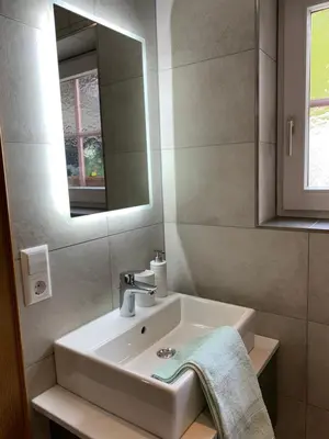 Ein Badezimmer in der Unterkunft Landhaus Luzia