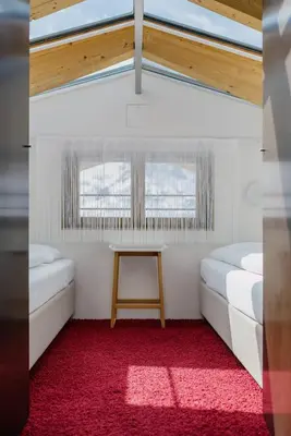 Ein Bett oder Betten in einem Zimmer der Unterkunft LAMA Appartement