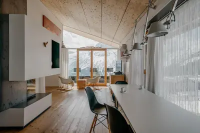 Ein Sitzbereich in der Unterkunft LAMA Appartement