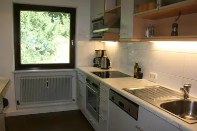 Küche/Küchenzeile in der Unterkunft Montafon Apartment