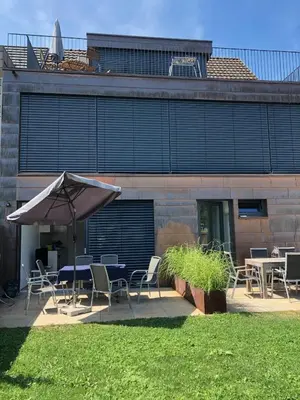 Das Gebäude in dem sich die Ferienwohnung befindet